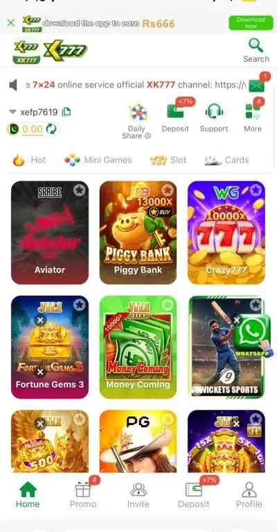 XK777 Game